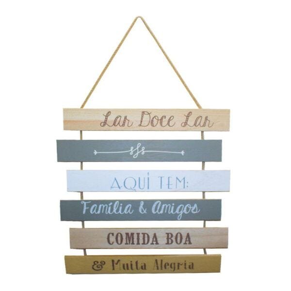 Placa Decorativa em Madeira ? Lar Doce Lar - 2
