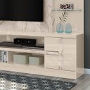 Ver imagem 3 de Home Theater Alan Tvs até 55” 641136 Calacata Off White Madetec