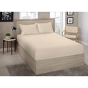 Ver imagem 1 de Lencol Casal (138) Avulso Liso Sortido C/ Elastico 70% Algodao 30% Poliester - Estamparia:bege