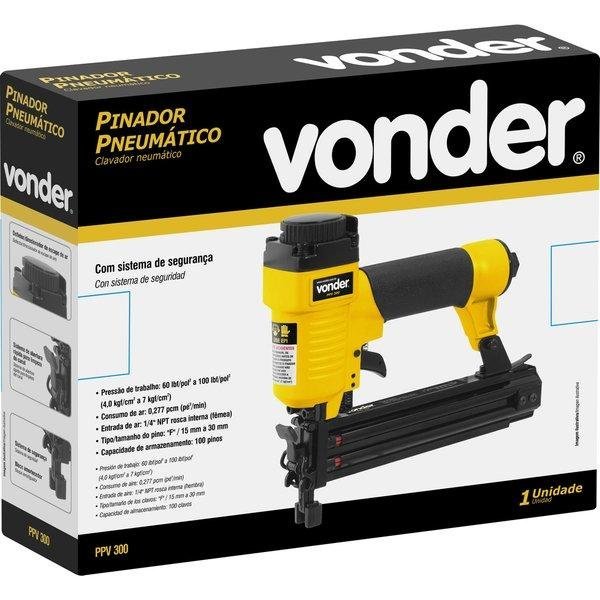 Pinador Pneumático para Pinos F15 à F30 PV300 VONDER - 4