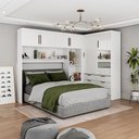 Ver imagem 2 de Guarda Roupa Casal Modulado Sevilha 4 e 2 Portas 8 Gavetas com Espelho Carioca Móveis