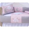 Kit de berço Menina Rosa Chuva de Benção 9 peças - 2