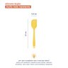 ESPÁTULA DE SILICONE DUPLO RETA PÃO DURO - OIKOS - 2