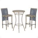 Ver imagem 1 de Mesa Bistrô e 2 Banquetas Roma Fendi Corda Náutica Estofado 6 Trama Original