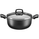 Ver imagem 1 de Caçarola Tampa de Vidro 1,4l - Alumínio com Antiaderente Cor Grafite Mta