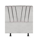 Ver imagem 1 de Cabeceira para Cama Box Solteiro 90 Cm Bélgica:cinza Claro