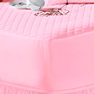 Capa de Colchão Impermeável Matelado Queen Size Rosa
