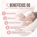 Ver imagem 2 de Capa de Colchão Impermeável Matelado Queen Size Rosa