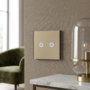 Ver imagem 3 de Interruptor Touch Gold 2GANG 1WAY Sensor Inteligente Digital