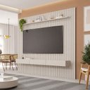 Ver imagem 6 de Painel Ripado para TV até 84 Polegadas 100% MDF 230CMX220CM Off White