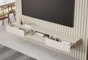 Ver imagem 4 de Painel Ripado para TV até 84 Polegadas 100% MDF 230CMX220CM Off White