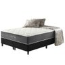Cama Box King Preto + Colchão Molas Ensacadas Suporte 200 Kg Fort Wayne 193x203x67cm - 1