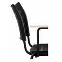 Ver imagem 5 de Cadeira Universitária Plástica Prancheta Mdf - Cor Preto - Mrplast - 34014