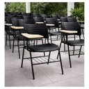 Ver mais imagens de Cadeira Universitária Plástica Prancheta MDF - Cor Preto - Mrplast - 34014