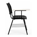 Ver imagem 4 de Cadeira Universitária Plástica Prancheta Mdf - Cor Preto - Mrplast - 34014