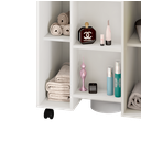 Ver imagem 4 de Gabinete Banheiro sem Cuba Ripado Porta Lindo Moderno