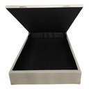 Ver imagem 6 de Box Baú Casal Linhão Areia So1clique 1,38x1,88 Pistão a Gás