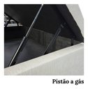 Ver imagem 3 de Box Baú Casal Linhão Areia So1clique 1,38x1,88 Pistão a Gás