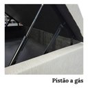 Ver imagem 3 de Box Baú Casal Linhão Areia So1clique 1,38x1,88 Pistão a Gás