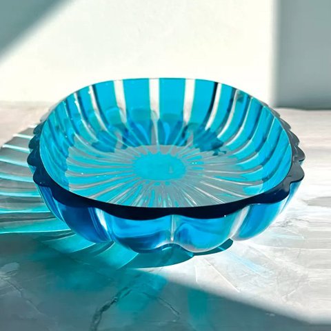 Bandeja de Servir em Bio Plástico Não Fóssil-38 X 19 X H4,5 Cm - Dolcevita - Turquesa - Guzzini