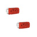 Ver imagem 1 de Kit 2 Modulos Tomada de Energia 2p+t 20a 250v Weg Composé Vermelho