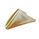 Ver imagem 1 de Kit 6 Guardanapos Shantung Luxo 45x45cm Dourado | Magic Enxovais