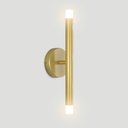 Ver imagem 4 de Arandela Parede Slim Billy Ouro com 2 LED G9 5W