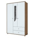 Ver imagem 6 de Quarto de Bebê Completo com Guarda-Roupa 3 Portas, Cômoda e Berço Mini Cama Benjamin Espresso Móveis