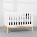 Ver imagem 2 de Kit Quarto Infantil com Pés Square Natural - Cômoda Elfe 4 Gavetas e 1 Porta + Guarda- Roupa Elfe +
