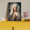 Quadro Decorativo Conceito Maria com Moldura Prata - 90x60 Cm - 4