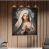 Quadro Decorativo Conceito Maria com Moldura Prata - 90x60 Cm - 2