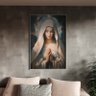Quadro Decorativo Conceito Maria com Moldura Prata - 90x60 Cm - 1