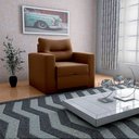 Ver imagem 2 de Sofá Cama Poltrona 1 Lugar Mx48 Marissol Veludo Marrom com Estrutura de Madeira Loja Sheep