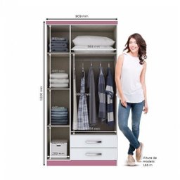 Quarto Infantil com Guarda-Roupa com Espelho Londres e Cama Selfie Espresso Móveis Flex Color - 12