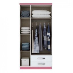 Quarto Infantil com Guarda-Roupa com Espelho Londres e Cama Selfie Espresso Móveis Flex Color - 10