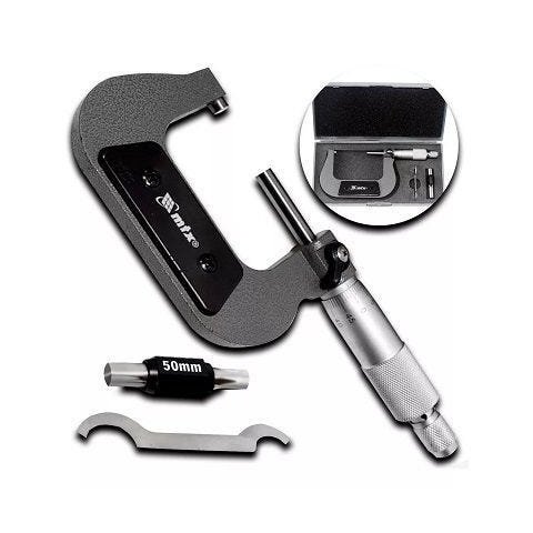 Micrometro Externo Analógico 25-50mm 0,01mm Mtx C/estojo