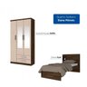 Quarto Infantil com Guarda-Roupa com Espelho Londres e Cama Selfie Espresso Móveis - 2
