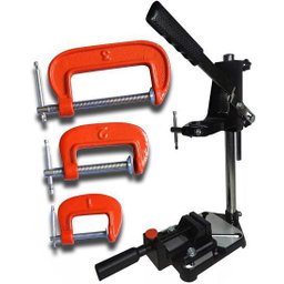 Suporte De Bancada Para Furadeira Morsa 3 Grampo C Sargento - 1