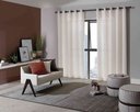 Ver imagem 1 de Cortina Duplex 5,40 x 2,50 m Bruxelas Areia Bella Janela 601045136201011.168