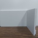 Ver imagem 7 de Kit 5 Barras Rodapé de Poliestireno 12cm de Altura Liso Branco (12x1x240cm) - Formix 3d