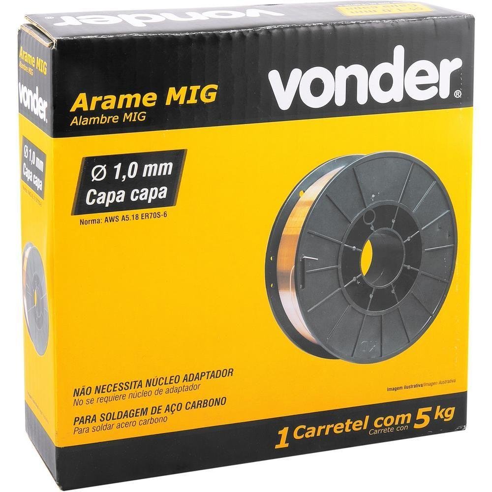 Arame Mig 1,0 Mm Carretel 5 Kg Vonder - 2