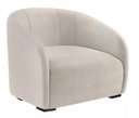 Ver imagem 1 de Kit 2 Poltronas Decorativa Estofada Recepção Lara Suede Bege - Lm Decor
