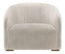 Ver imagem 2 de Kit 2 Poltronas Decorativa Estofada Recepção Lara Suede Bege - Lm Decor