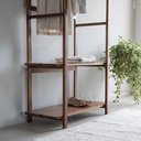 Ver imagem 3 de Guarda-roupa Closet Laguna 3 Prat 90cm Verniz Castanho