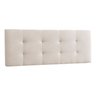Canto Alemão Recamier Bau + Painel Madri 160cm Linho Bege - Inova Decor - 6