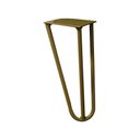Ver imagem 5 de Kit 12 Pés de Metal 25 CM Hairpin Legs Rack e Puffs Dourado