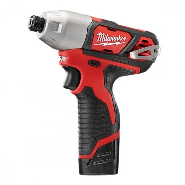 Parafusadeira de Impacto 1/4 Polegadas 6,35mm 12V Milwaukee 220V - 2