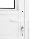 Ver imagem 4 de Porta Basculante Lambril Alumínio Branco 2.10 X 80 Lado Direito – Hale