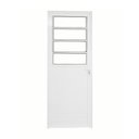 Ver imagem 1 de Porta Basculante Lambril Alumínio Branco 2.10 X 80 Lado Direito – Hale