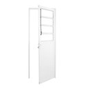 Ver imagem 3 de Porta Basculante Lambril Alumínio Branco 2.10 X 80 Lado Direito – Hale